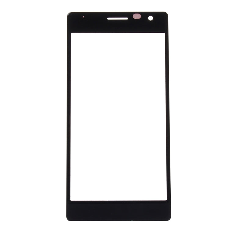 Front Screen Outer Glass Lens for Nokia Lumia 730(Black)
