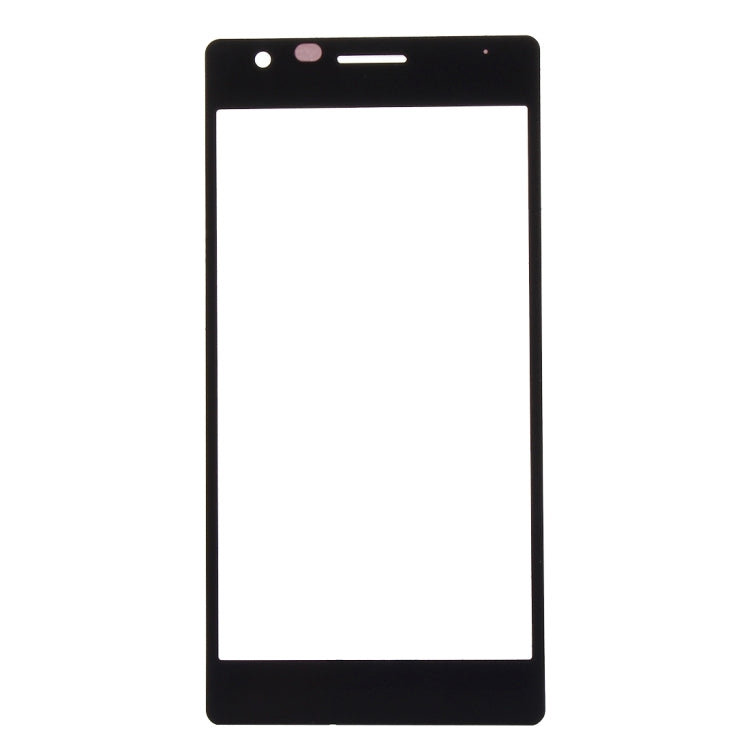 Front Screen Outer Glass Lens for Nokia Lumia 730(Black)