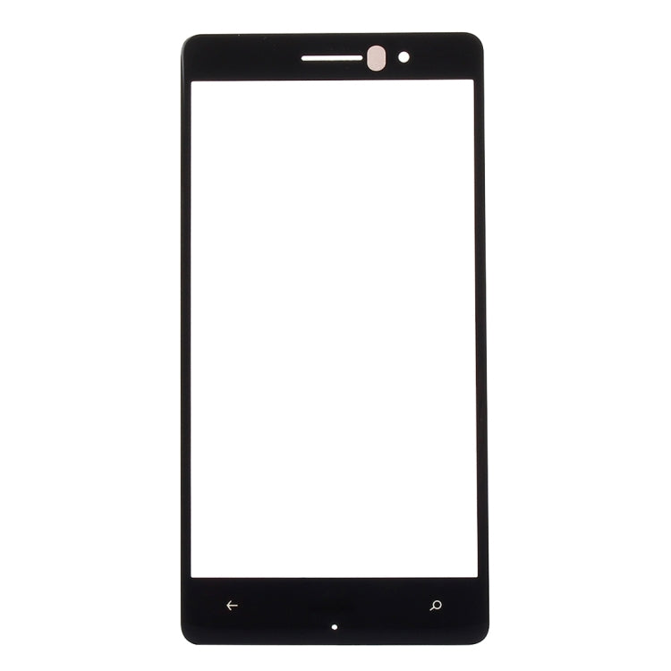 for Nokia Lumia 830 Front Screen Outer Glass Lens(Black)