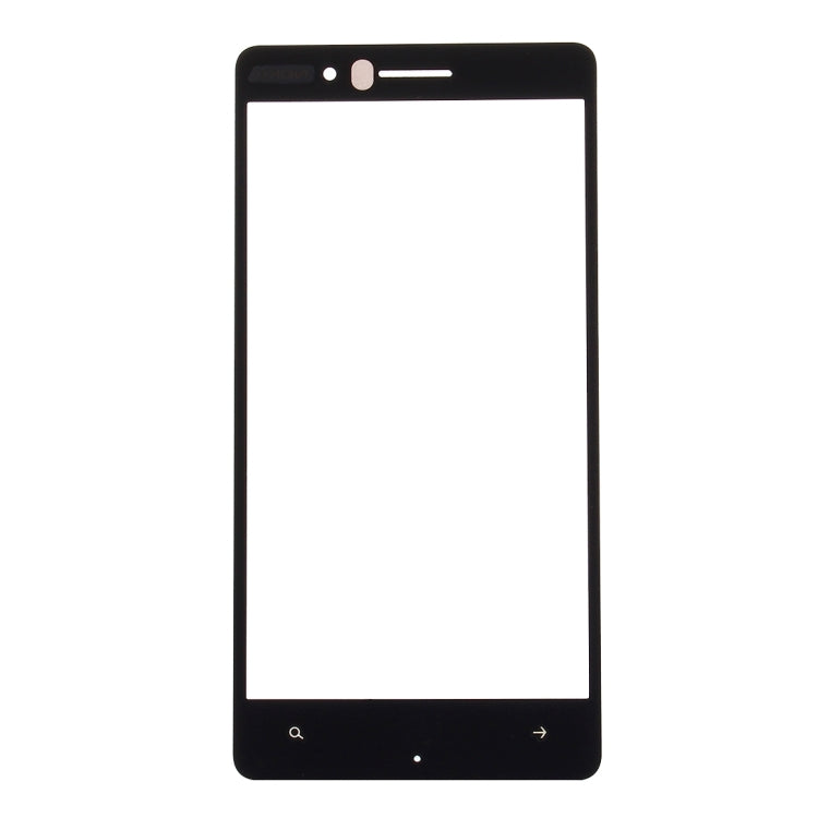 for Nokia Lumia 830 Front Screen Outer Glass Lens(Black)