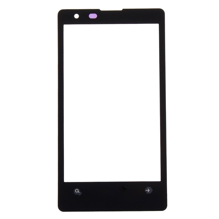 Front Screen Outer Glass Lens for Nokia Lumia 1020(Black)