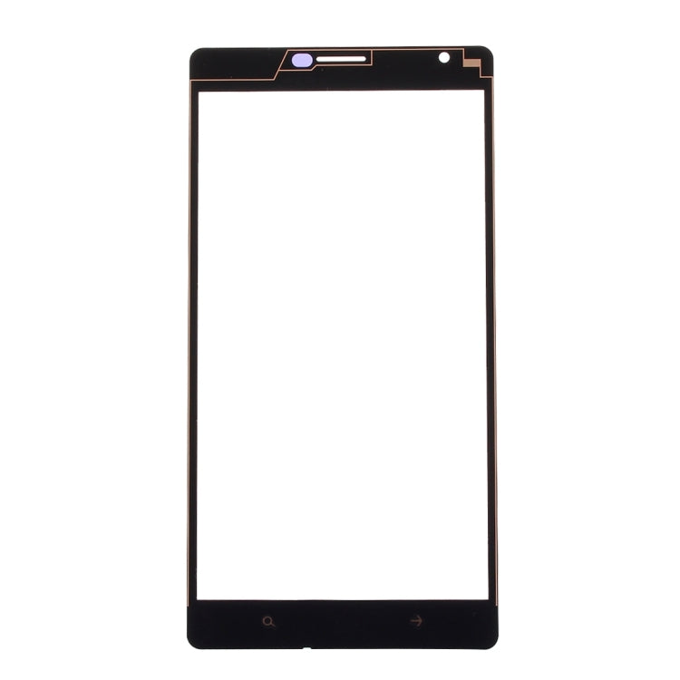 Front Screen Outer Glass Lens for Nokia Lumia 1520(Black)