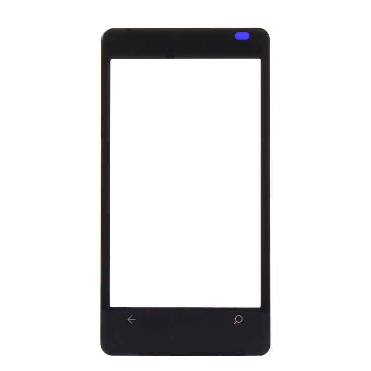 Front Screen Outer Glass Lens for Nokia Lumia 800(Black)