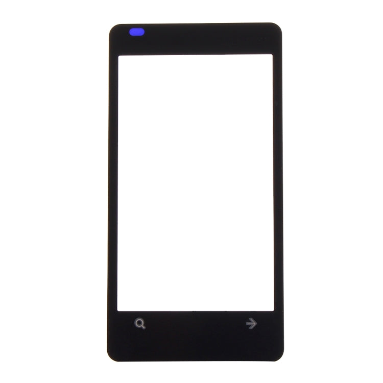 Front Screen Outer Glass Lens for Nokia Lumia 800(Black)