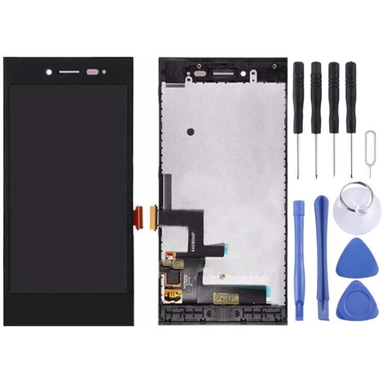 Original LCD Screen for BlackBerry Z20 with Digitizer Full Assembly(Black)