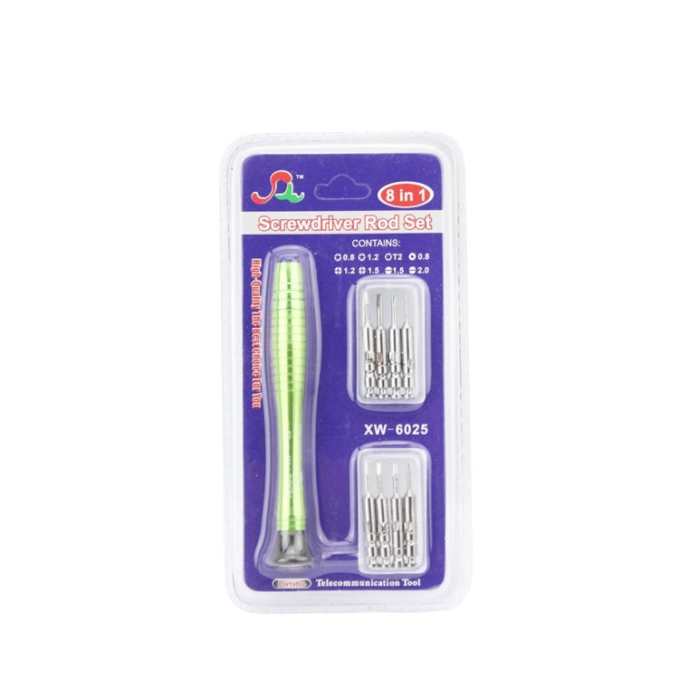 XW-6025 9 in 1 Multi-function Screwdriver Set Repair Tools for iPhone Series