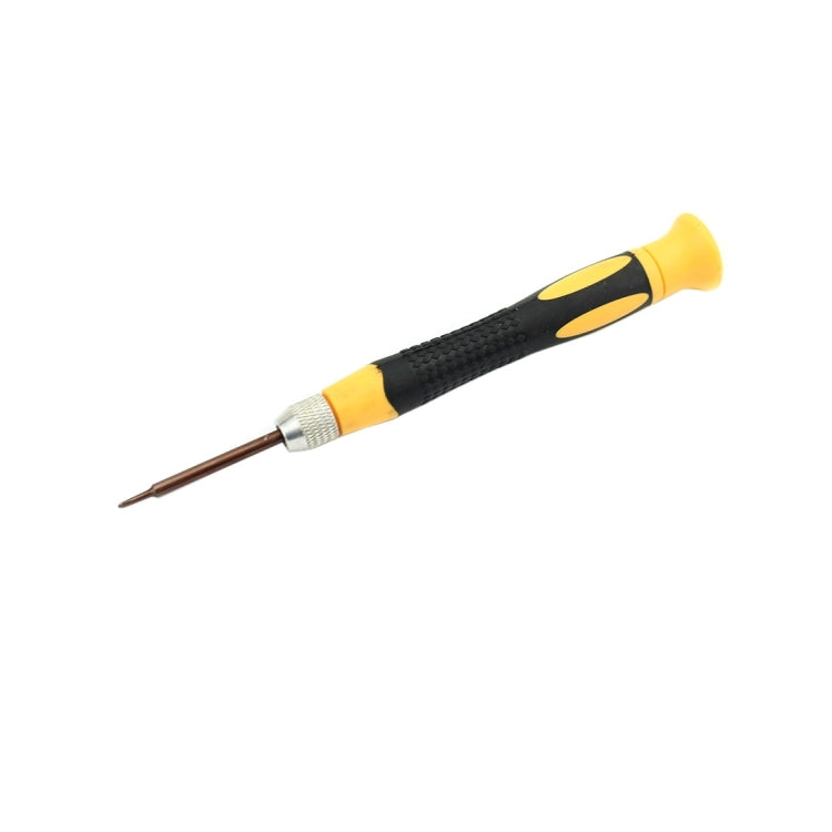 JM-852 Precisional 0.8 Pentacle / 1.5 Cross Double Tip Socket Screwdriver for iPhone 7 & 7 Plus / iPhone 6 & 6s / iPhone 6 Plus & 6s Plus / iPhone 5 & 5S & 5C / iPhone 4 & 4S(Yellow)