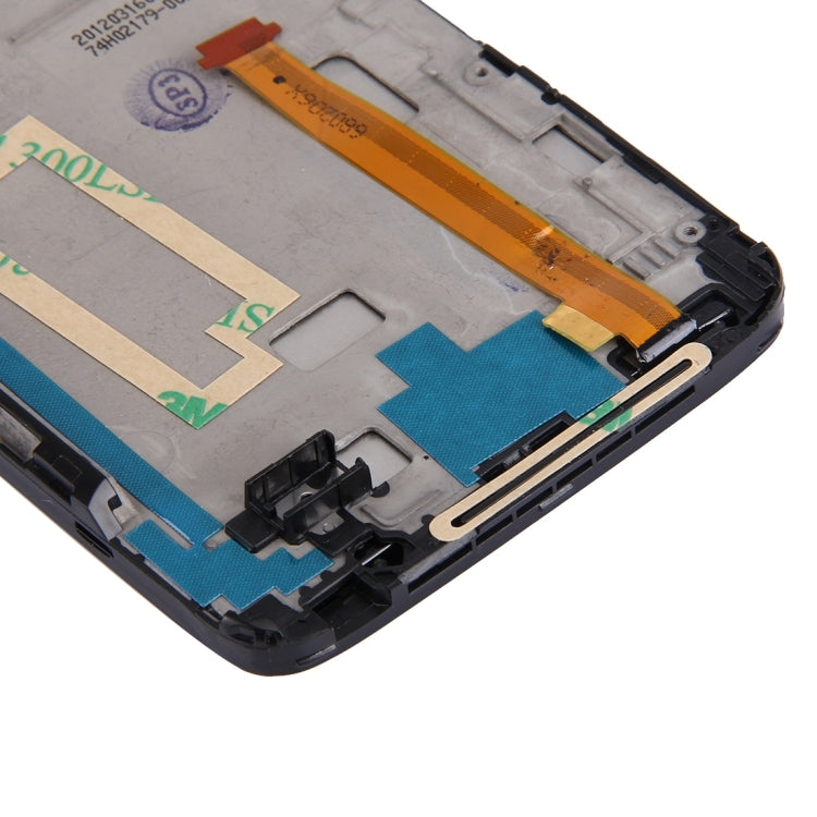 TFT LCD Screen for HTC One X Digitizer Full Assembly with Frame (Black)
