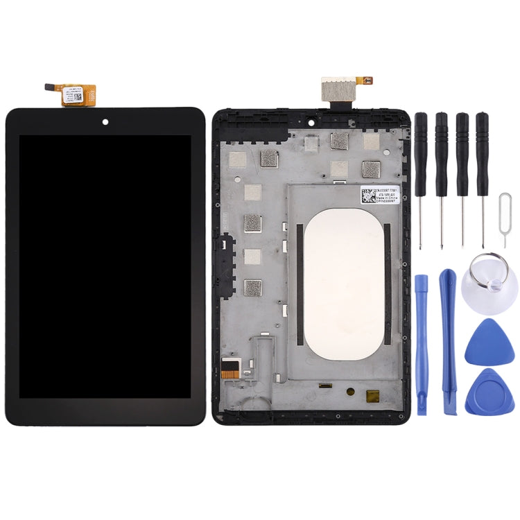 for Dell Venue 8 3830 LCD Display + Touch Panel with Frame(Black)