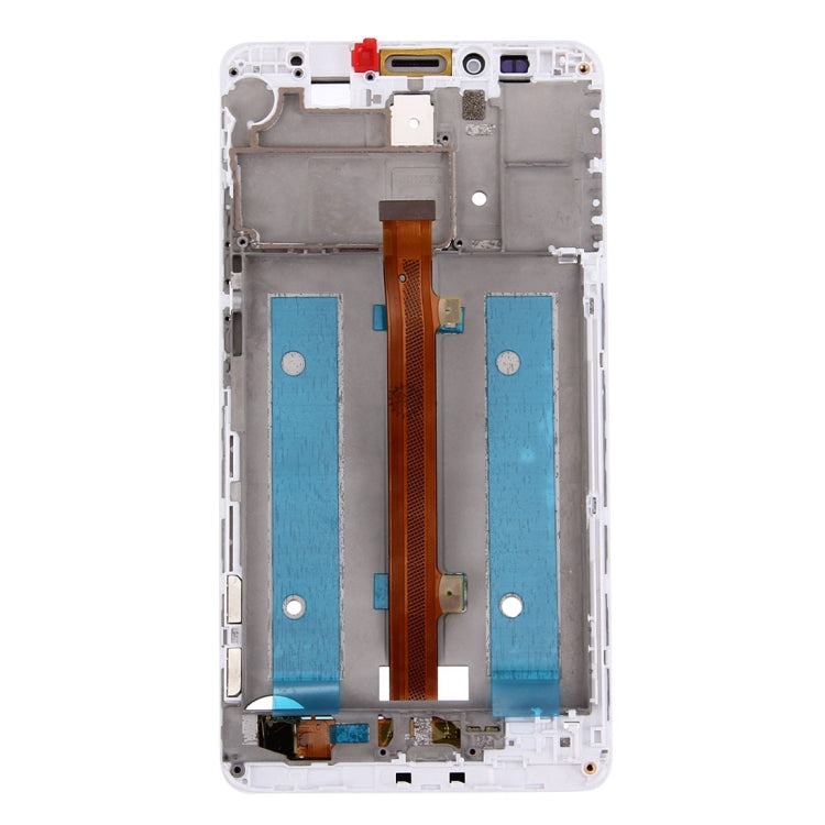 OEM LCD Screen For Huawei Mate 7 Digitizer Full Assembly with Frame(White)