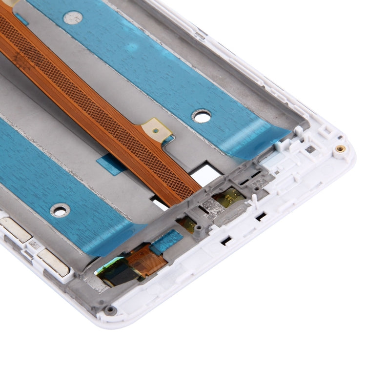 OEM LCD Screen For Huawei Mate 7 Digitizer Full Assembly with Frame(White)