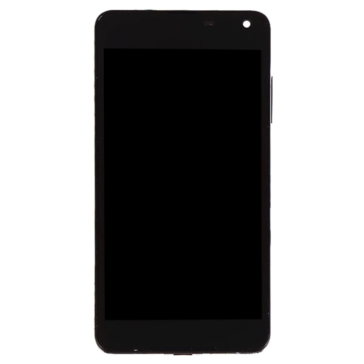 LCD Screen and Digitizer Full Assembly with Frame for Microsoft Lumia 650 (Black)