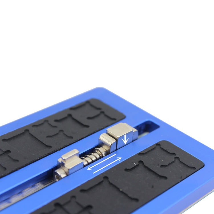JIAFA TE-075 Phone Motherboard Repairing Fixing Holder for iPhone 8 Plus / 8 / 7 Plus / 7 / 6s Plus / 6s / 6 Plus / 6 / 5C / 5S / 4(Coffee)