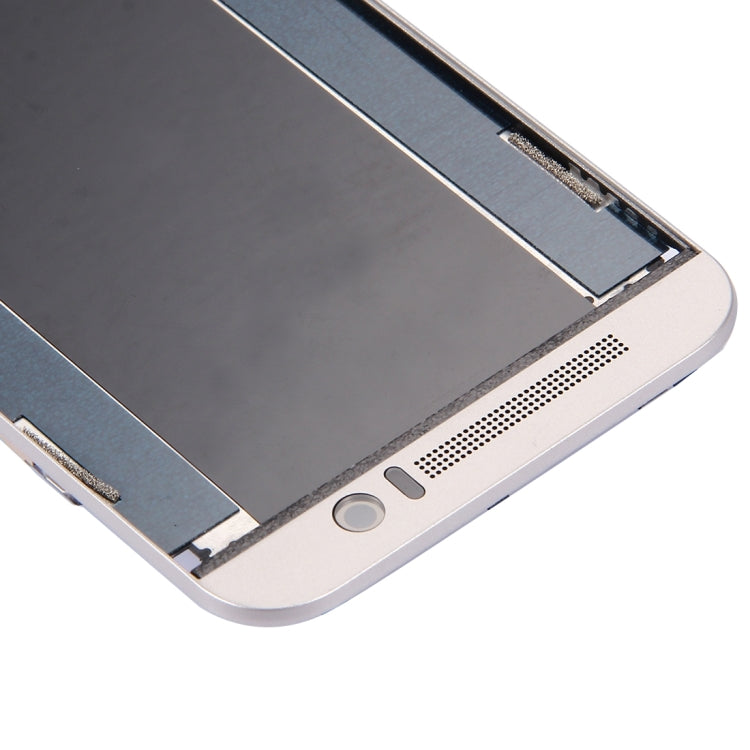 Front Housing LCD Frame Bezel Plate for HTC One M9 (Gold on Silver)