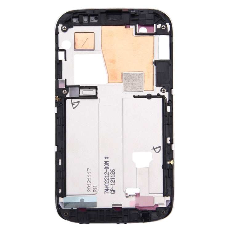 Front Housing LCD Frame Bezel Plate for HTC Desire X / T328e(White)