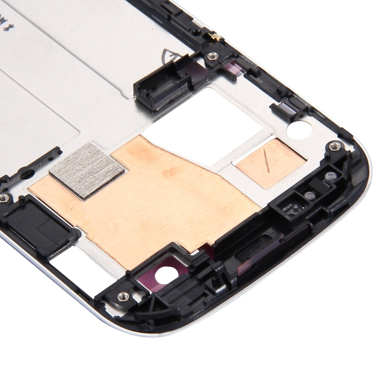 Front Housing LCD Frame Bezel Plate for HTC Desire X / T328e(White)