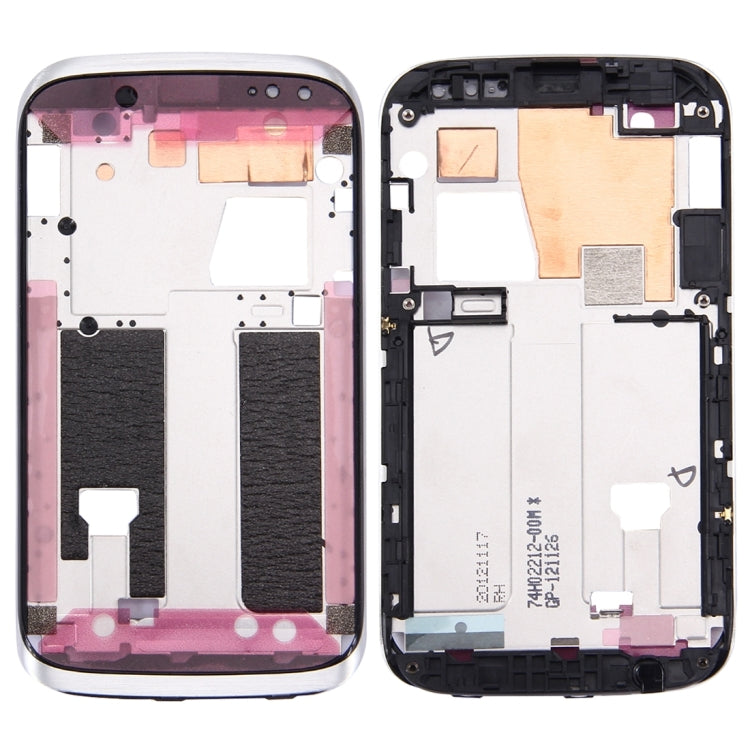 Front Housing LCD Frame Bezel Plate for HTC Desire X / T328e(White)