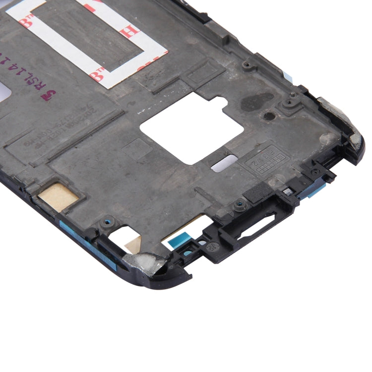 Front Housing LCD Frame Bezel Plate for HTC One X(Black)