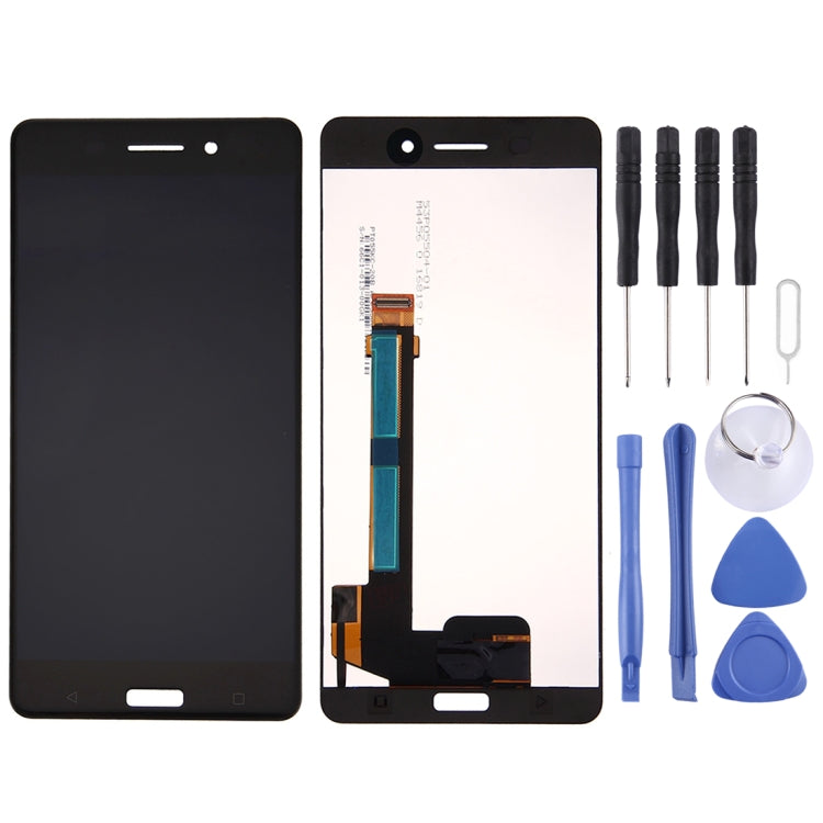 TFT LCD Screen for Nokia 6 TA-1000 TA-1003 TA-1021 TA-1025 TA-1033 TA-1039 with Digitizer Full Assembly  (Black)