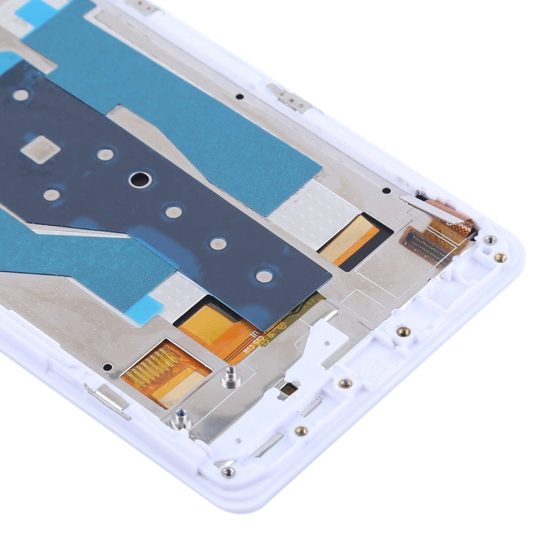 TFT LCD Screen for OPPO R7 Digitizer Full Assembly with Frame(White)