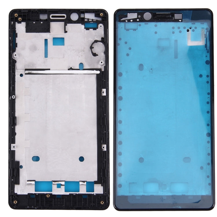 For Xiaomi Redmi Note (3G Version) Front Housing LCD Frame Bezel(Black)