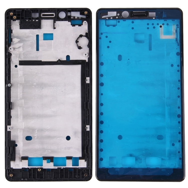 For Xiaomi Redmi Note (4G Version) Front Housing LCD Frame Bezel(Black)
