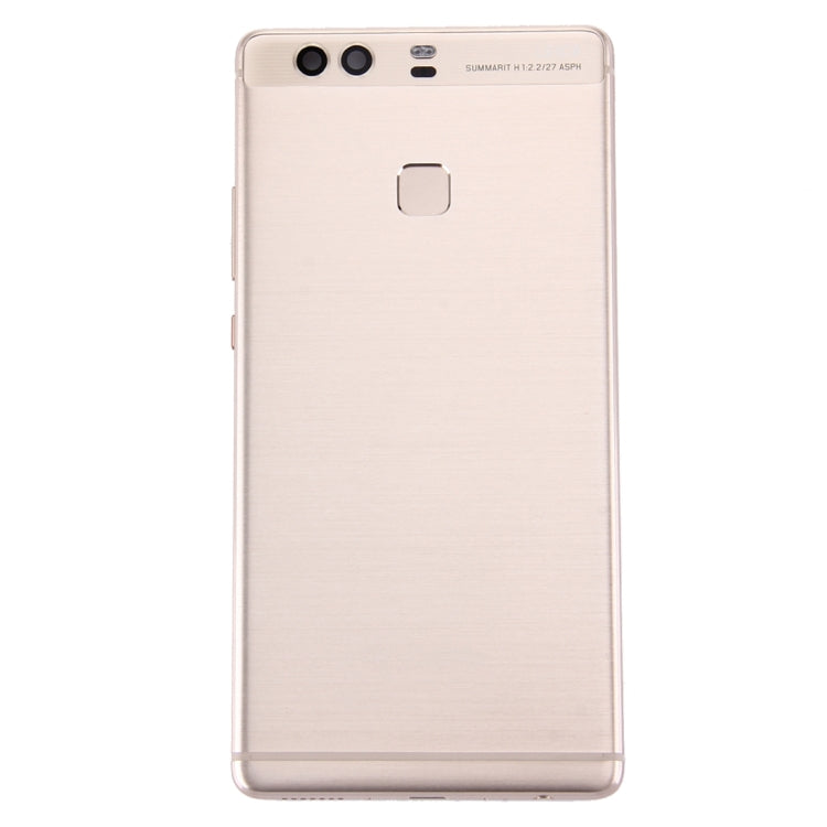 For Huawei P9 Plus Battery Back Cover with Fingerprint Button(Gold)