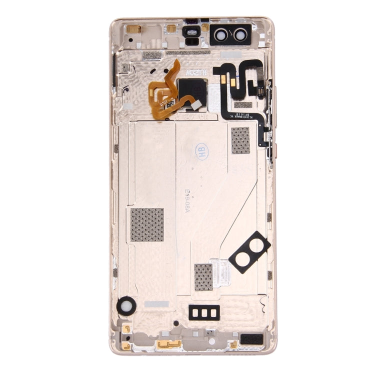 For Huawei P9 Plus Battery Back Cover with Fingerprint Button(Gold)