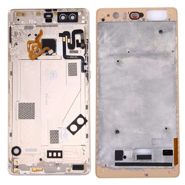 For Huawei P9 Plus Battery Back Cover + Front Housing LCD Frame Bezel Plate(Gold)