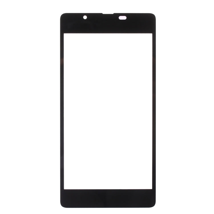 Front Screen Outer Glass Lens for Microsoft Lumia 540(Black)