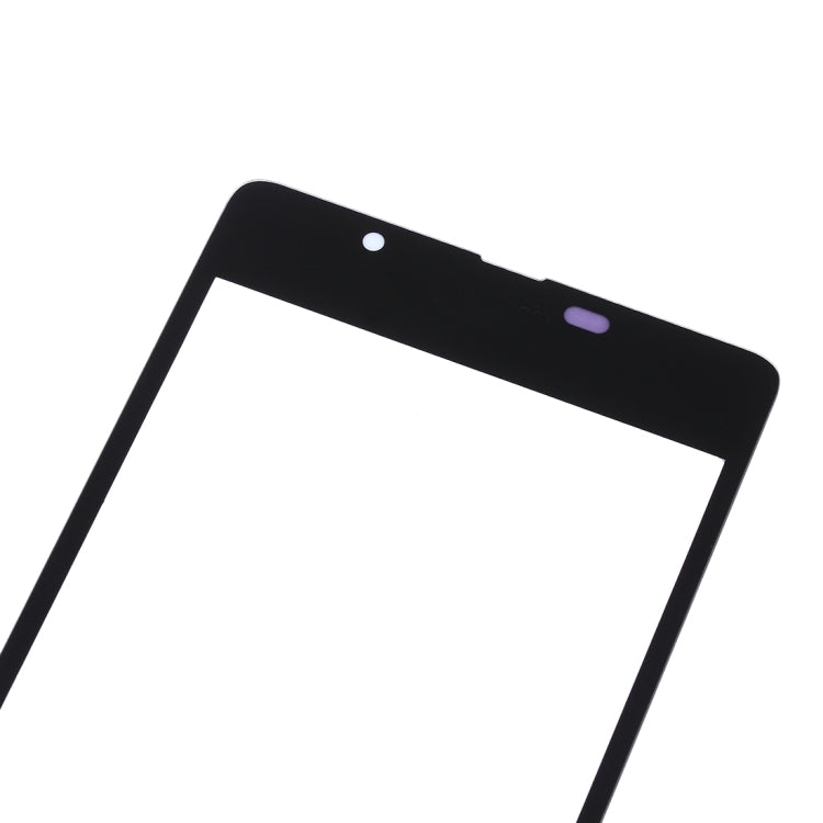 Front Screen Outer Glass Lens for Microsoft Lumia 540(Black)