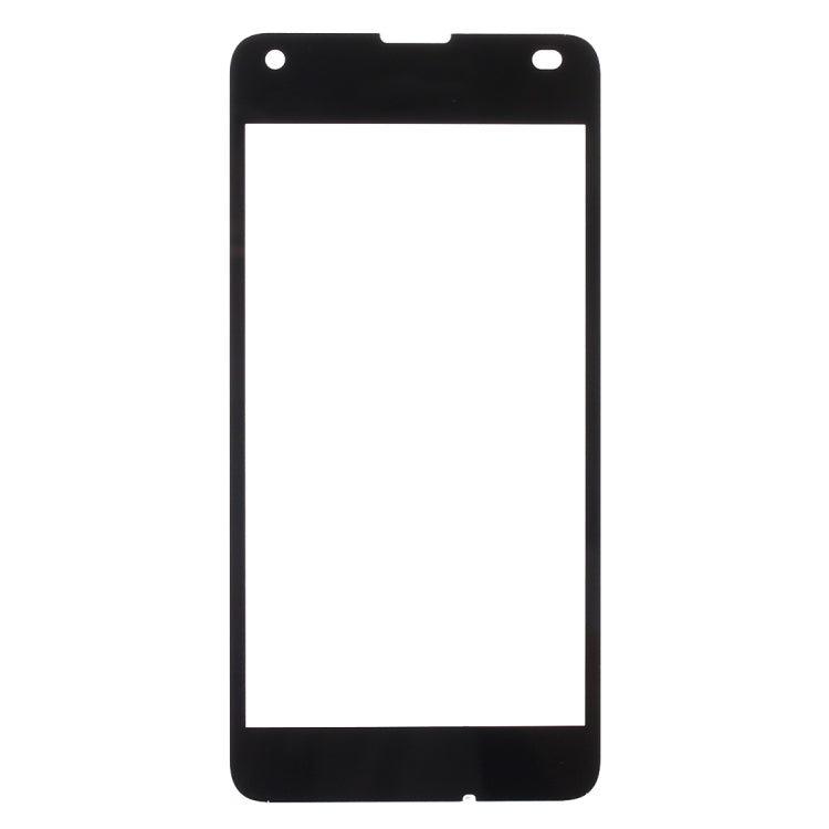 Front Screen Outer Glass Lens for Microsoft Lumia 550(Black)