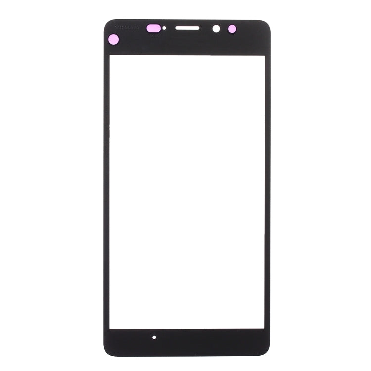 Front Screen Outer Glass Lens for Microsoft Lumia 950(Black)