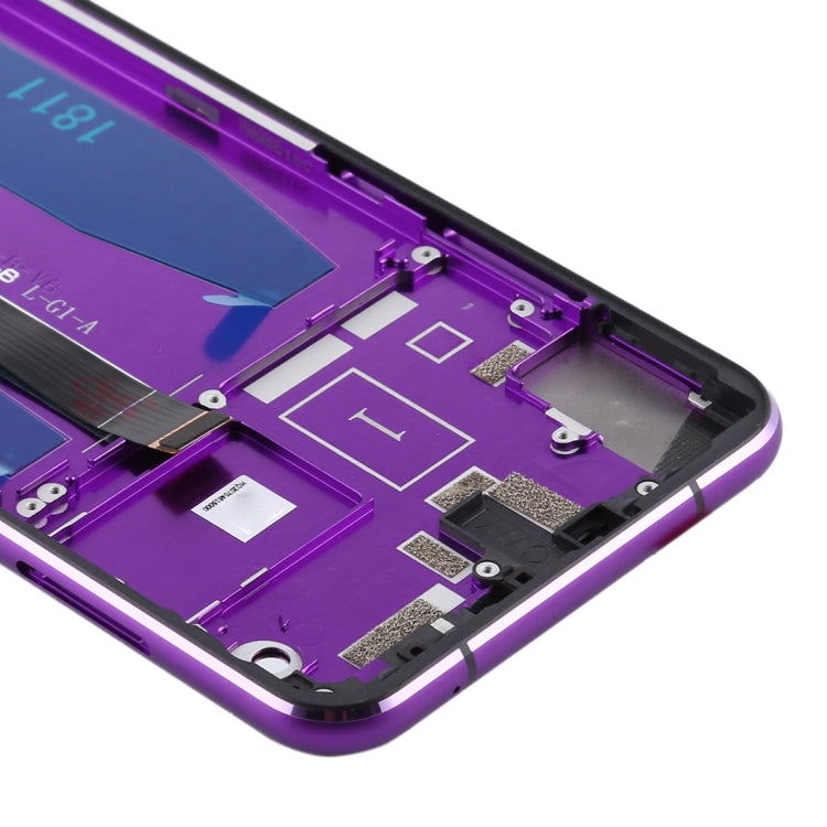 OEM LCD Screen for Lenovo Z5 / L78011 Digitizer Full Assembly with Frame (Purple)
