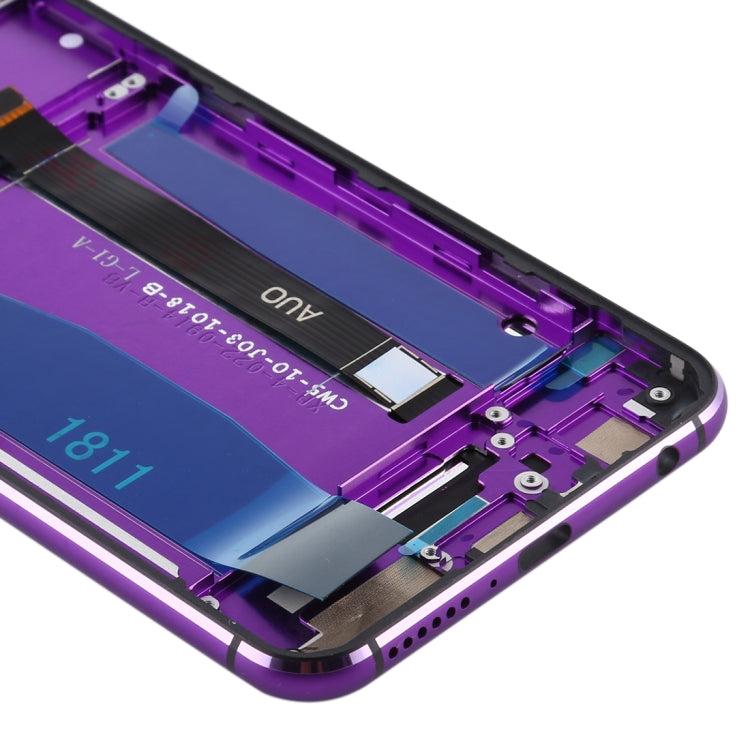 OEM LCD Screen for Lenovo Z5 / L78011 Digitizer Full Assembly with Frame (Purple)