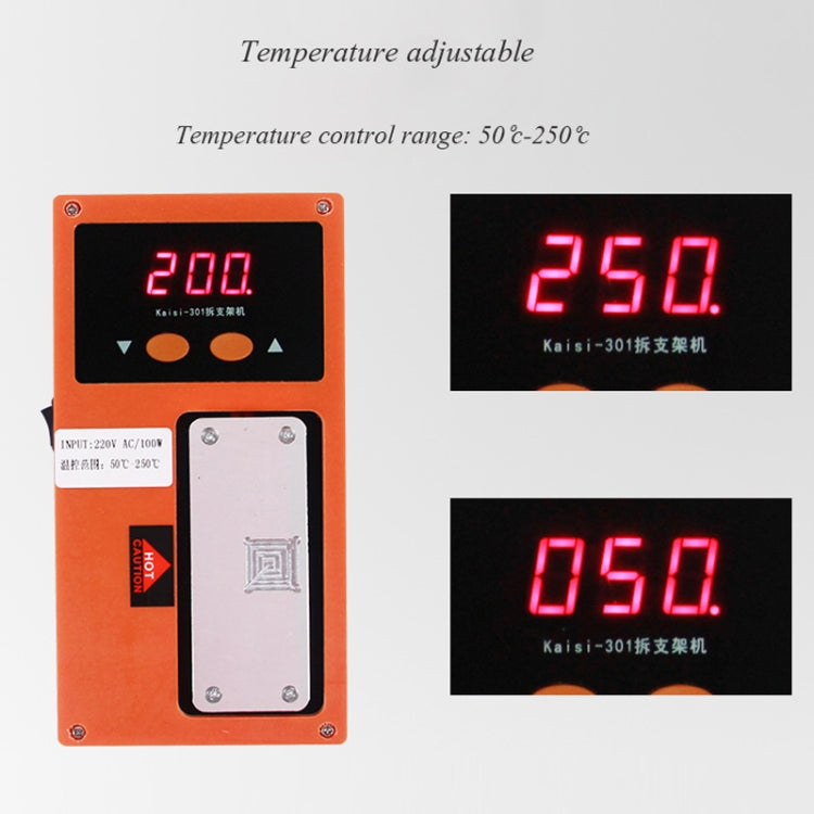 K-301 Mobile Phone LCD Frame Bracket Remover Dismantle Machine Heating Platform, US Plug, (220V)