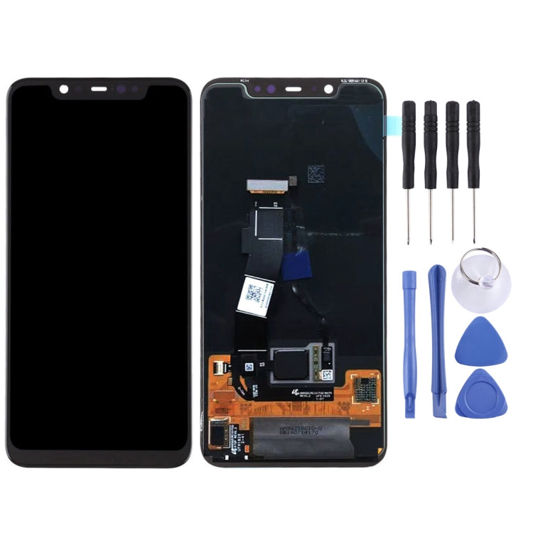 Original LCD Screen for Xiaomi Mi 8 UD / Mi 8 Pro Digitizer Full Assembly with Fingerprint Sensor(Black)