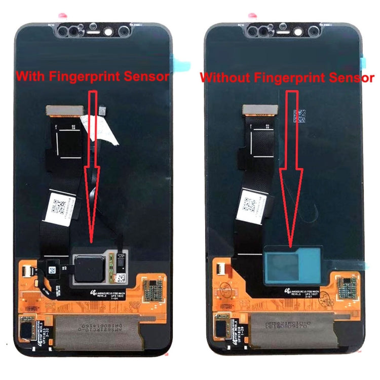 Original LCD Screen for Xiaomi Mi 8 UD / Mi 8 Pro Digitizer Full Assembly with Fingerprint Sensor(Black)