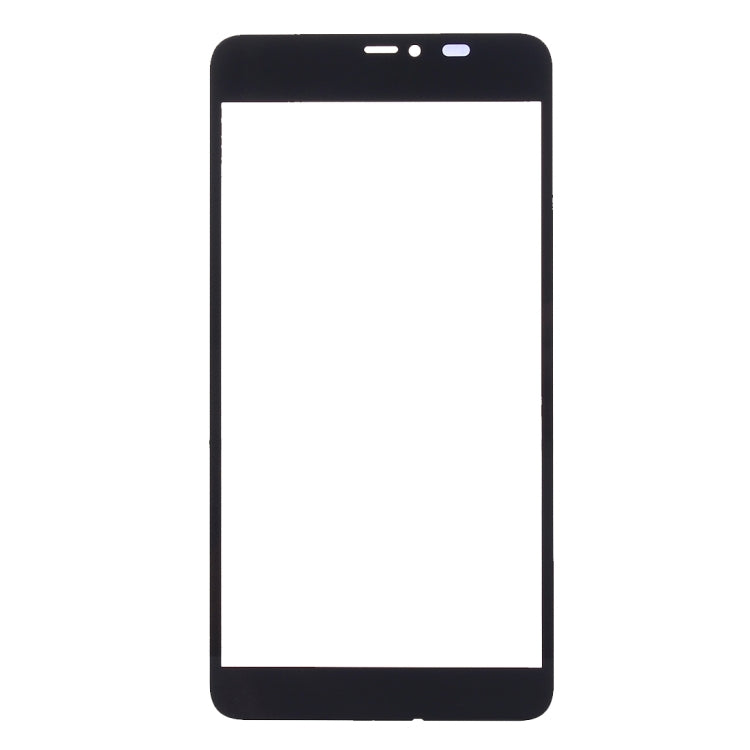 Front Screen Outer Glass Lens for Microsoft Lumia 640 XL(Black)