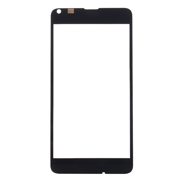 Front Screen Outer Glass Lens for Microsoft Lumia 640(Black)