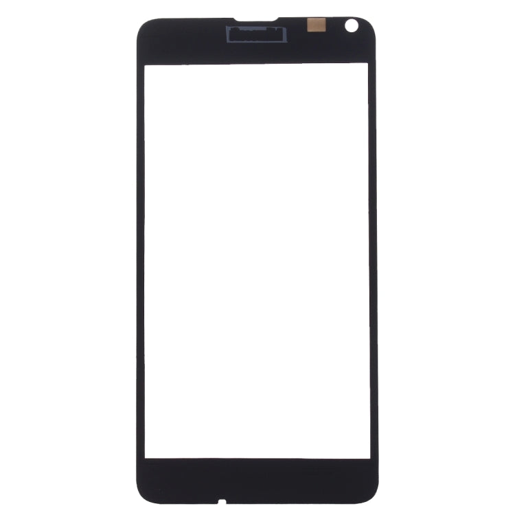 Front Screen Outer Glass Lens for Microsoft Lumia 640(Black)