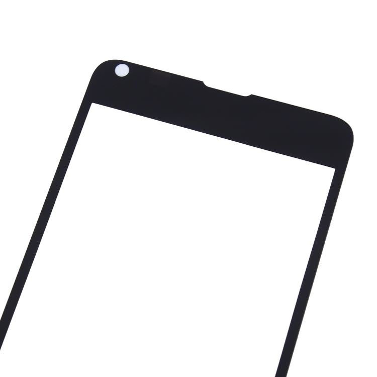 Front Screen Outer Glass Lens for Microsoft Lumia 640(Black)