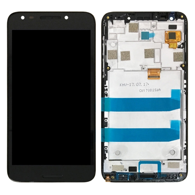 OEM LCD Screen for Alcatel A30 Fierce OT5049 / 5049 / 5049Z / Revvl / 5049W Digitizer Full Assembly with Frame (Black)