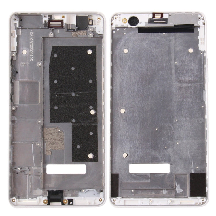 For Huawei Honor 6 Plus Front Housing LCD Frame Bezel(White)