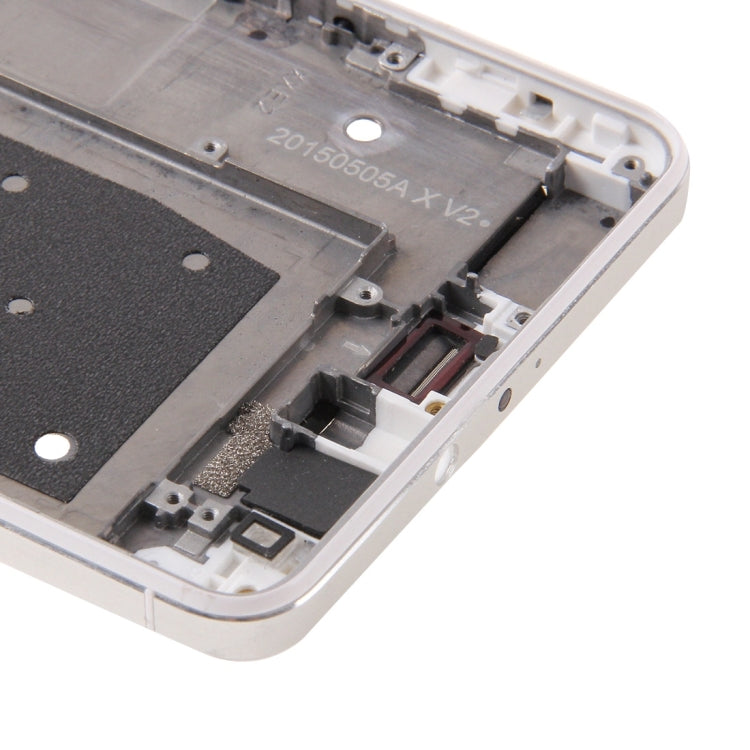 For Huawei Honor 6 Plus Front Housing LCD Frame Bezel(White)