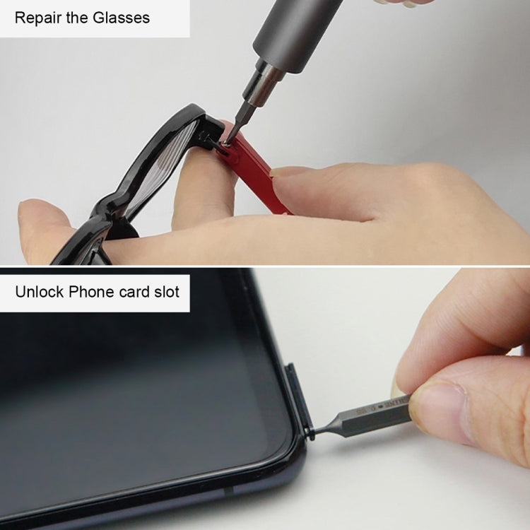 MINI Electric Screwdriver Kits 14 in 1 Precision Bits Repair Tool for Phones & Tablets & Glasses SD-18E