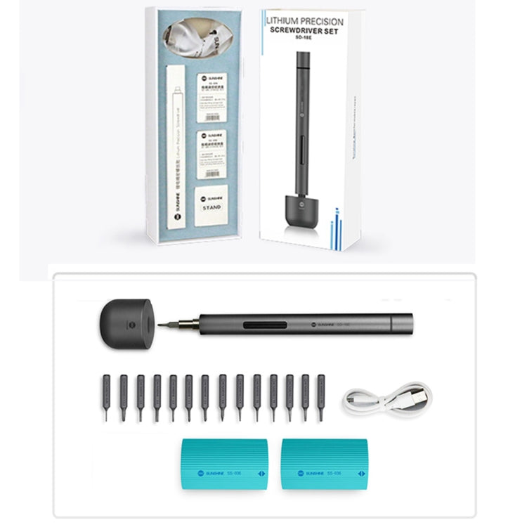 MINI Electric Screwdriver Kits 14 in 1 Precision Bits Repair Tool for Phones & Tablets & Glasses SD-18E