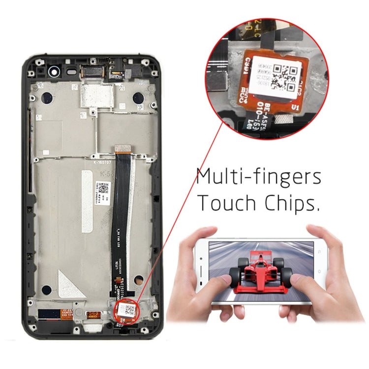 OEM LCD Screen for Asus ZenFone 3 ZE520KL Z017D Z017DA Z017DB Digitizer Full Assembly with Frameï¼ˆB