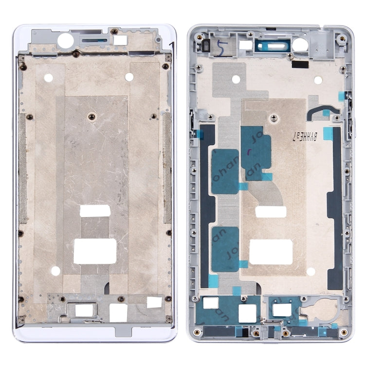 For OPPO A51 Battery Back Cover + Front Housing LCD Frame Bezel Plate (White)