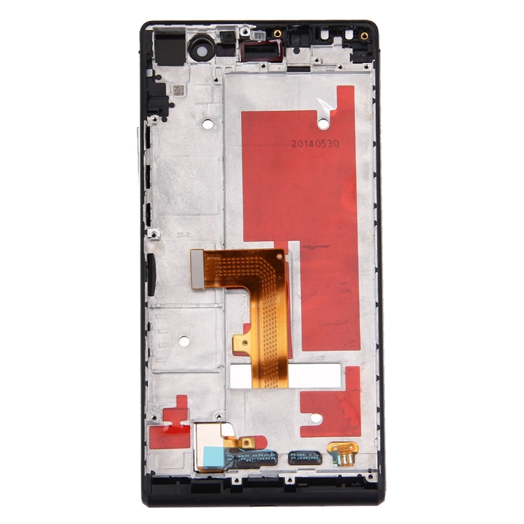 OEM LCD Screen For Huawei Ascend P7 Digitizer Full Assembly with Frame